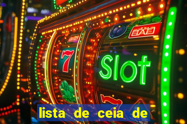 lista de ceia de natal completa